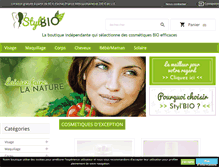 Tablet Screenshot of melvita.cosmetic-bio.com